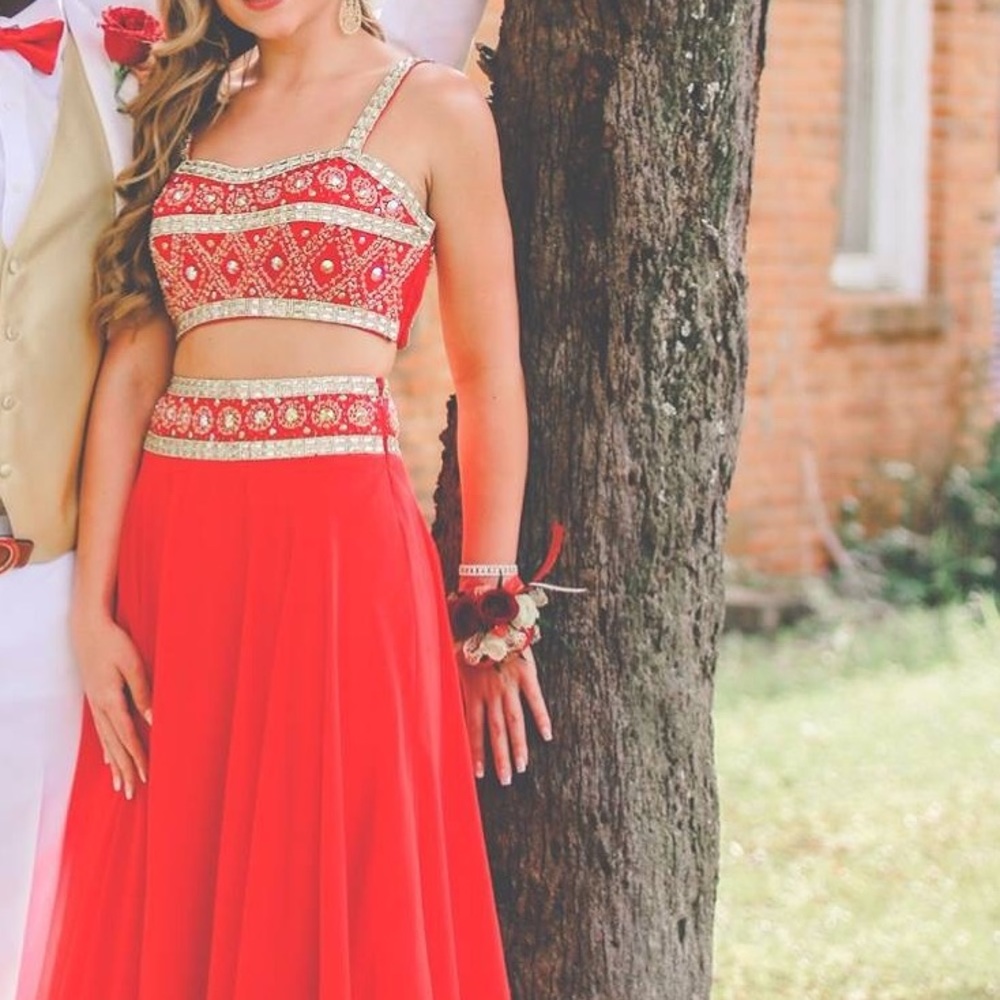 Red Vienna Prom dress